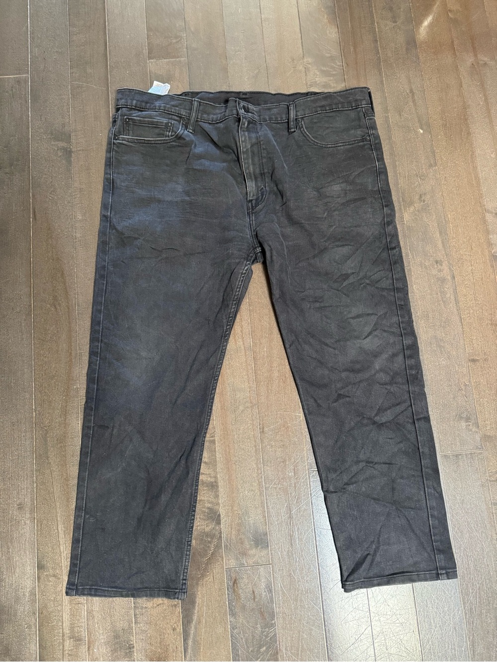 Levis 502 Jean Men Black Straight jeans Size 42x30